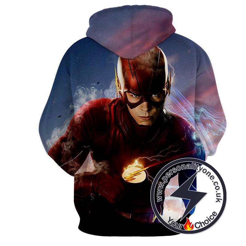 Angry Flash 3D Printed - The Flash Hoodies - Star Lab